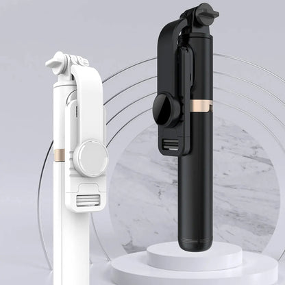 Selfie Stick Bluetooth Techsuit Q03, Universal, Black