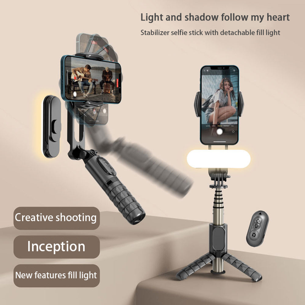 Selfie Stick Bluetooth Techsuit Q09, Universal, Black