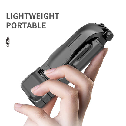 Selfie Stick Bluetooth Techsuit Q11, Universal, Black