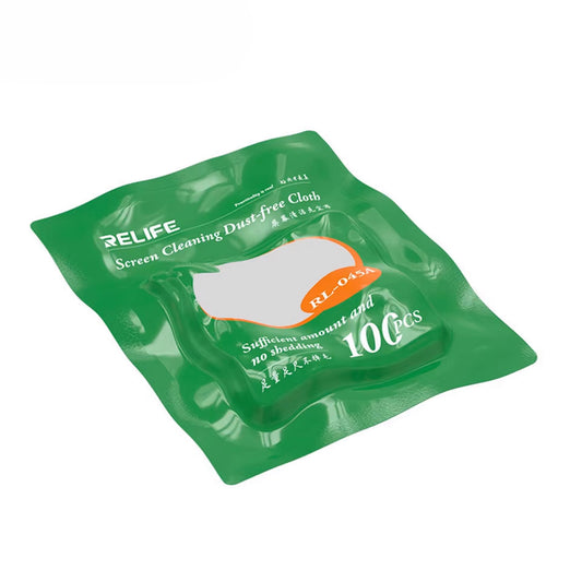 Relife RL-045A Dry Cleaning Wipes, Set of 100 pieces