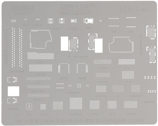 Amaoe BGA Stencil for Apple iPhone Series, Face ID IC