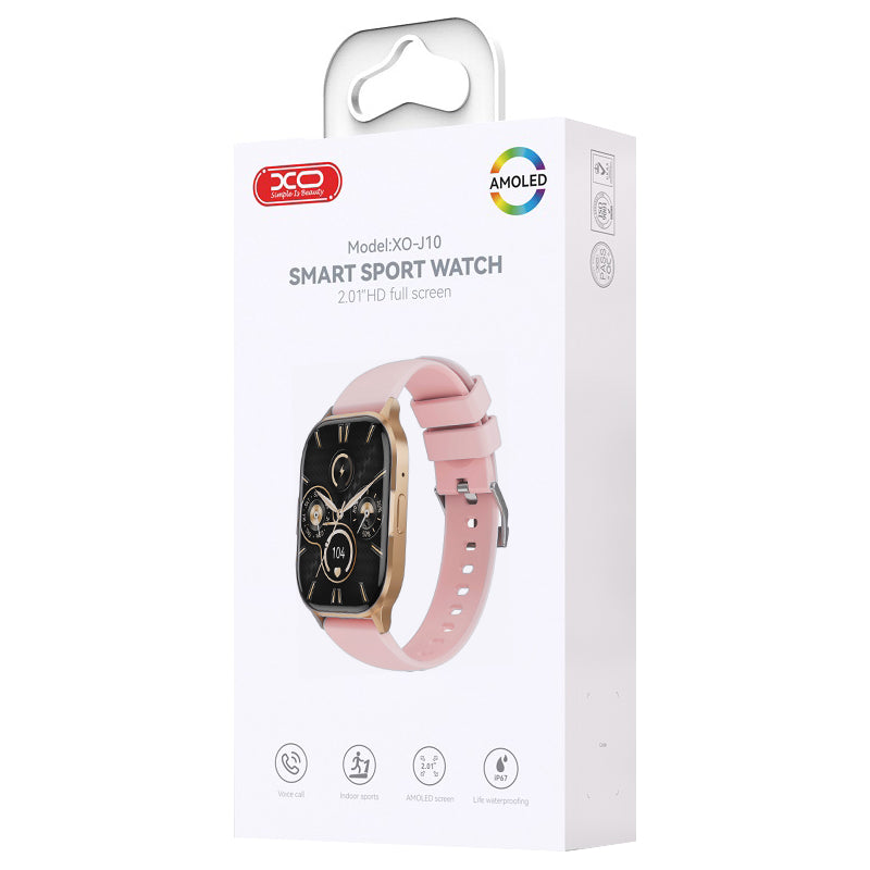XO Design J10 Smartwatch, Rose Gold