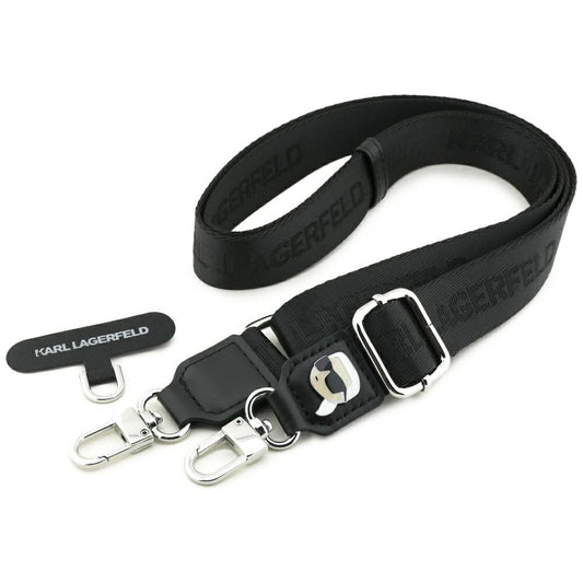 Κορδόνι Τηλεφώνου Karl Lagerfeld Karl Metal Logo, Μαύρο