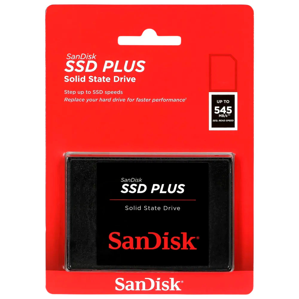Solid State Drive (SSD) SanDisk Plus, 250GB, 2.5inch, SATA III SDSSDA-250G-G28