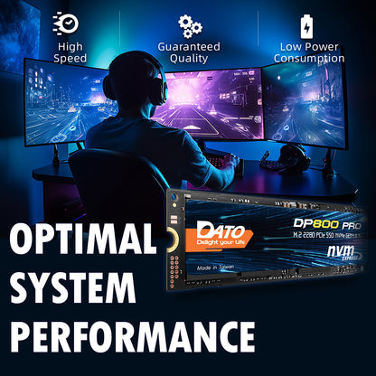 Solid State Drive (SSD) Dato DP800 Pro, 4TB, NVMe M.2 2280, PCIe DP800PSSD-4TB