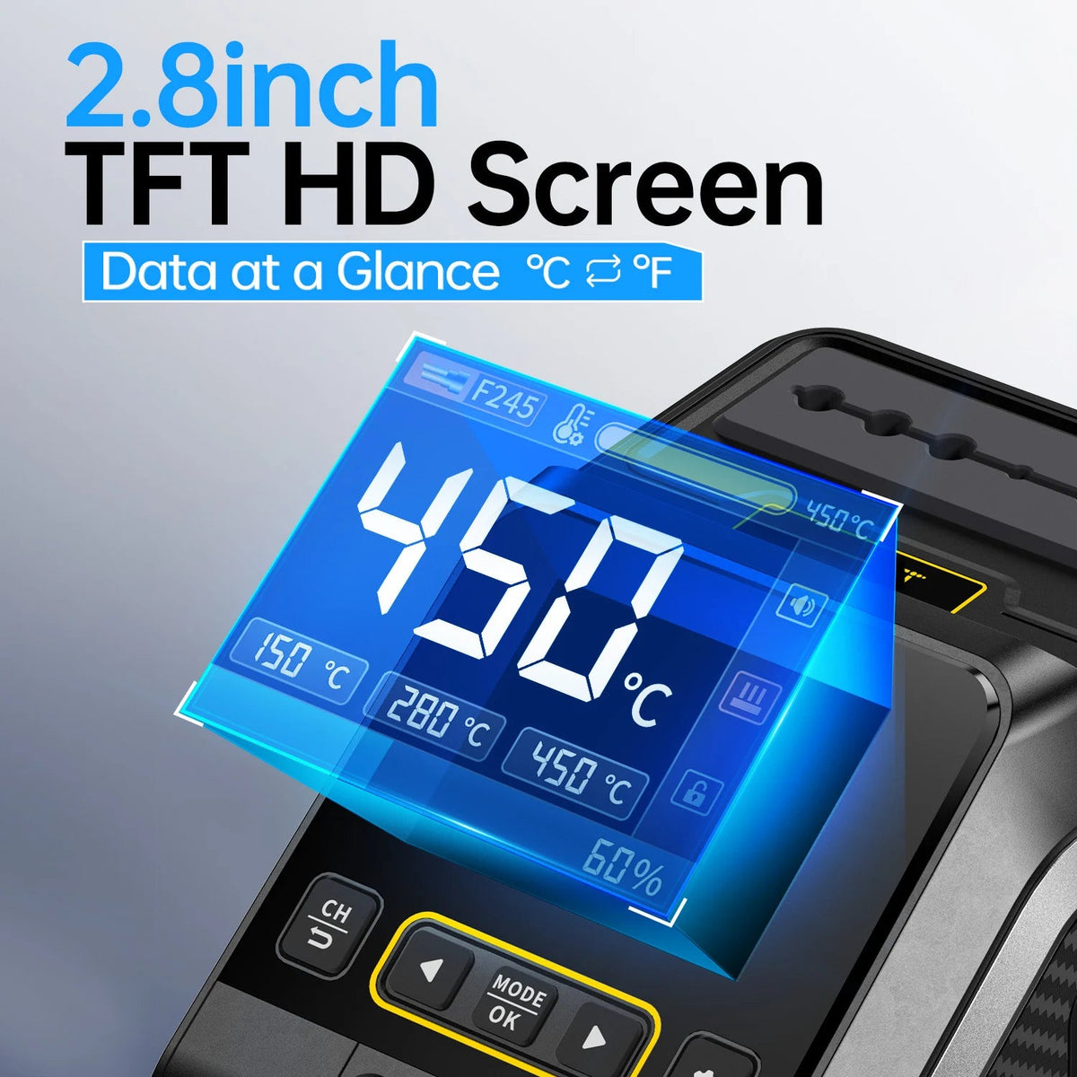 Σταθμός συγκόλλησης Fnirsi DWS-200 F