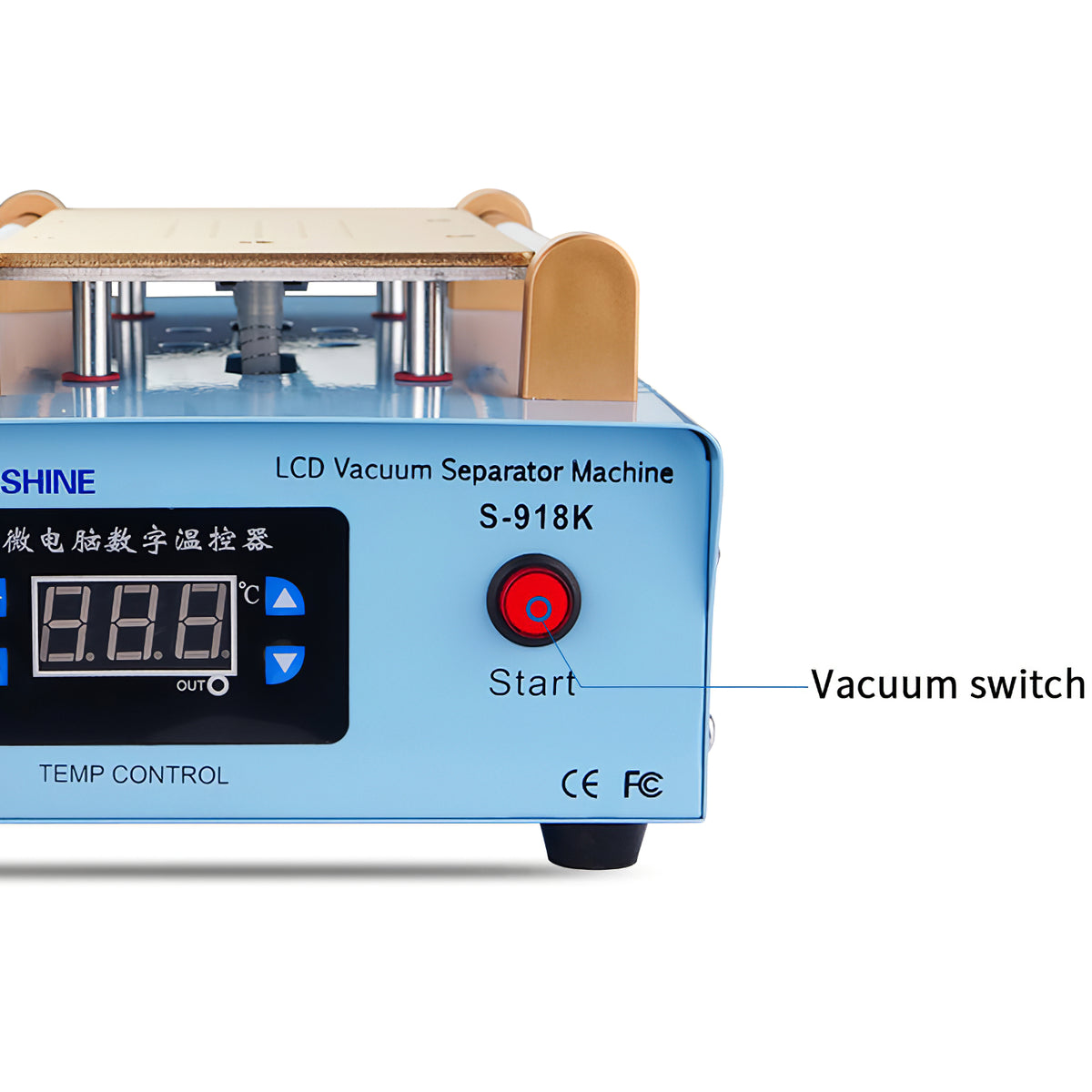 Sunshine S-918K Touchscreen Display Separation Station