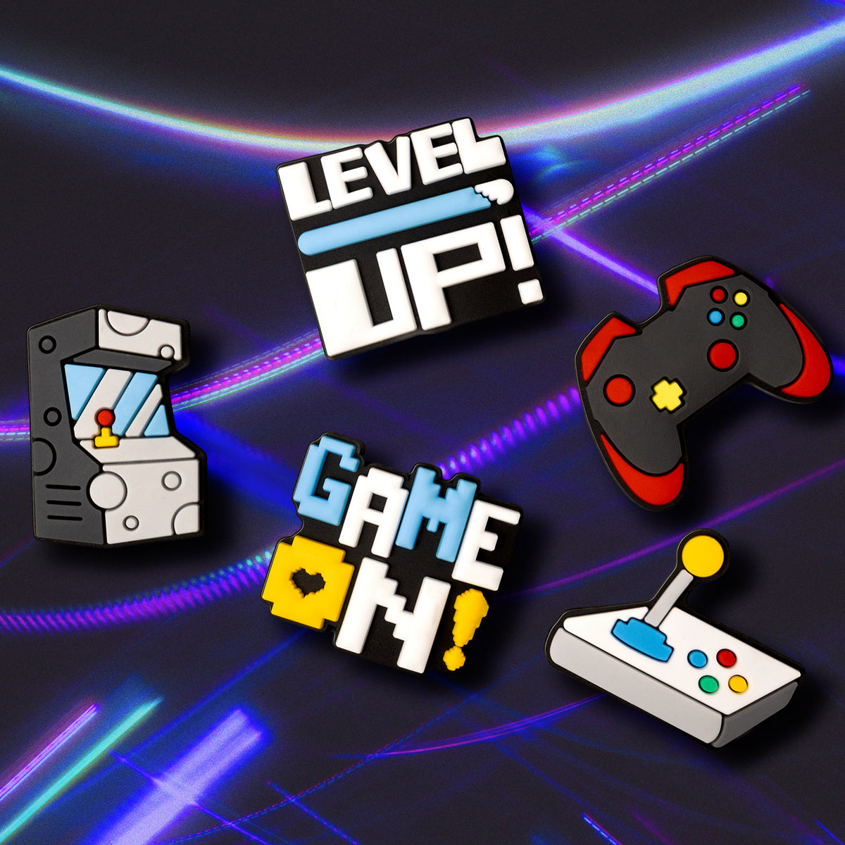 Αυτοκόλλητο 3D OEM GameOn για Θήκη Τηλεφώνου / Tablet, Σετ 5 τεμάχια, Πολύχρωμο