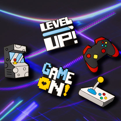 Αυτοκόλλητο 3D OEM GameOn για Θήκη Τηλεφώνου / Tablet, Σετ 5 τεμάχια, Πολύχρωμο