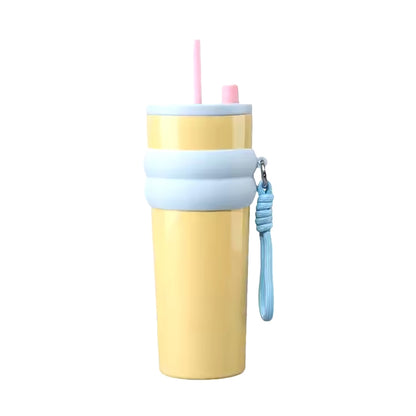 Techsuit THM7 Thermos Bottle, 710ml, Yellow
