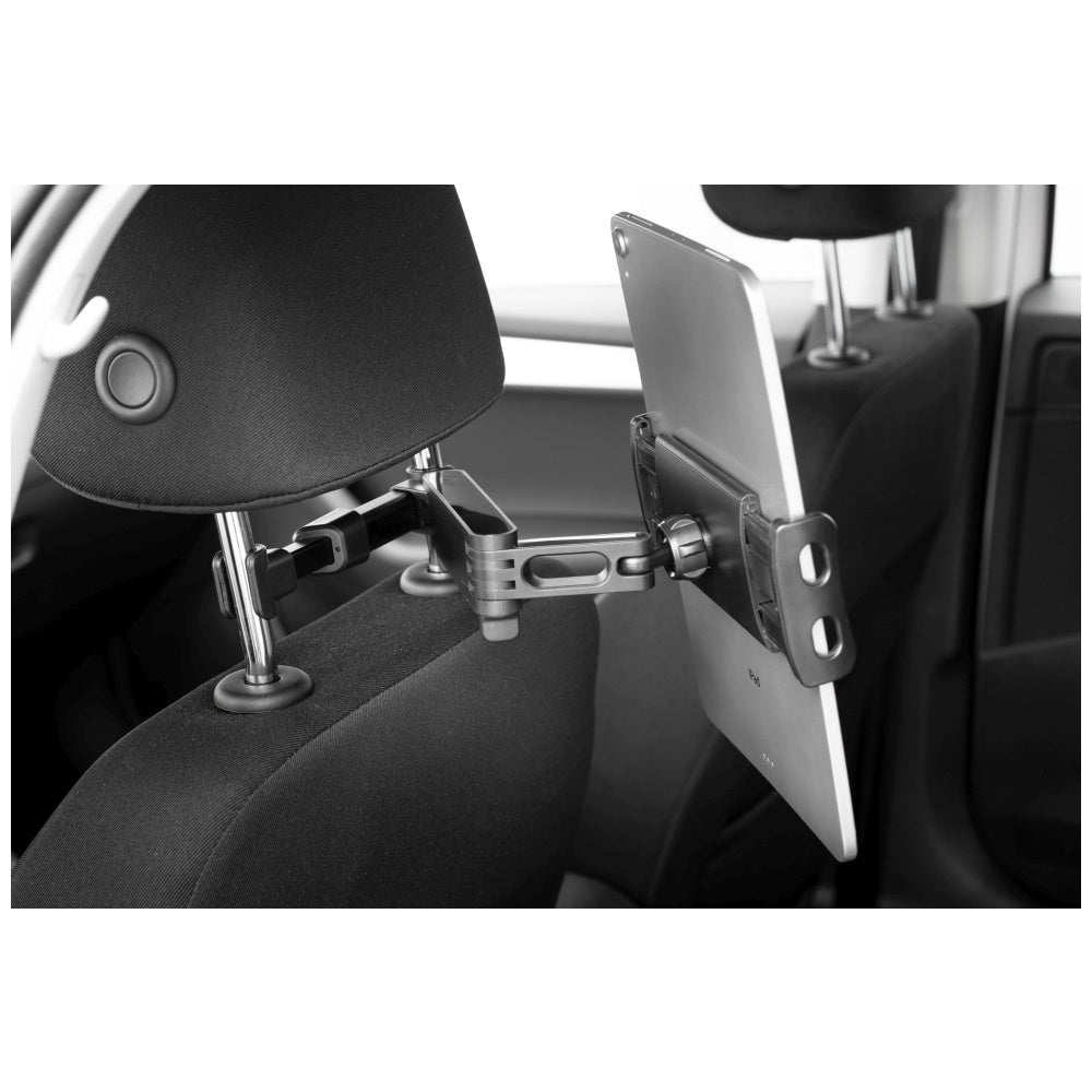 Fixed Tab Passenger 2 Headrest Car Mount for Tablet, 7inch - 13inch, Black