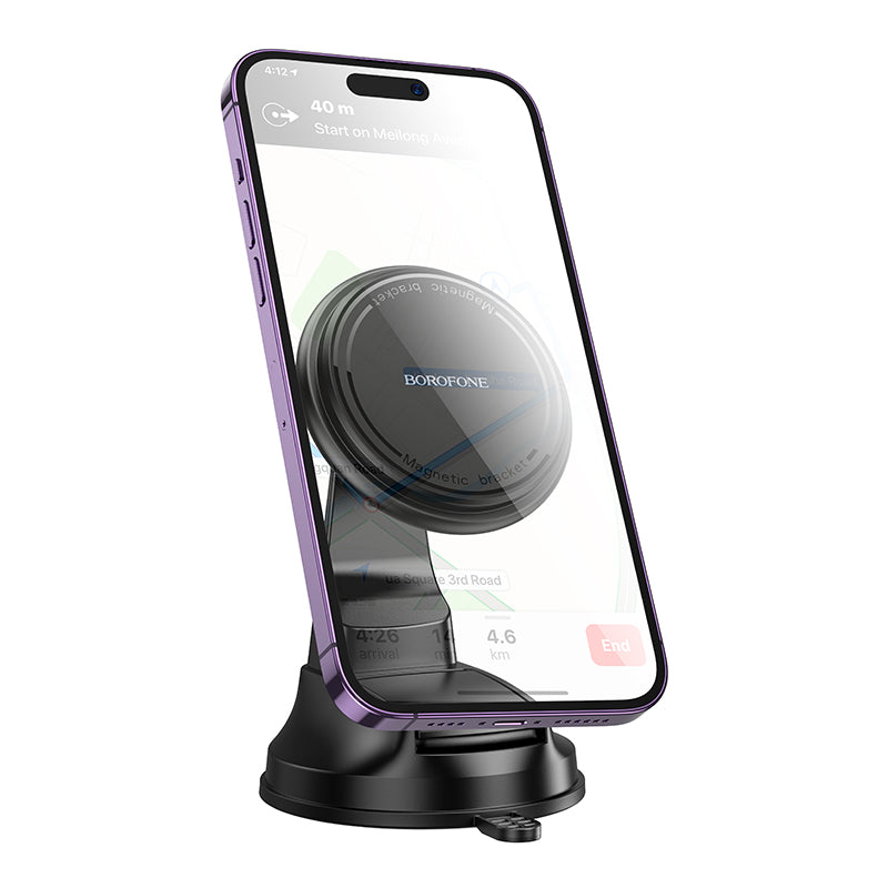 Borofone BH136 Parker Magnetic Car Mount, 4.5inch - 7inch, Black
