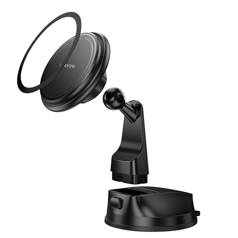 Borofone BH136 Parker Magnetic Car Mount, 4.5inch - 7inch, Black