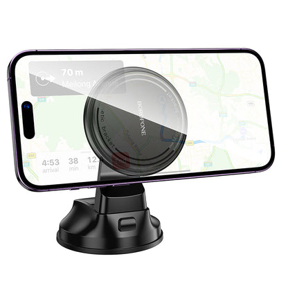 Borofone BH136 Parker Magnetic Car Mount, 4.5inch - 7inch, Black
