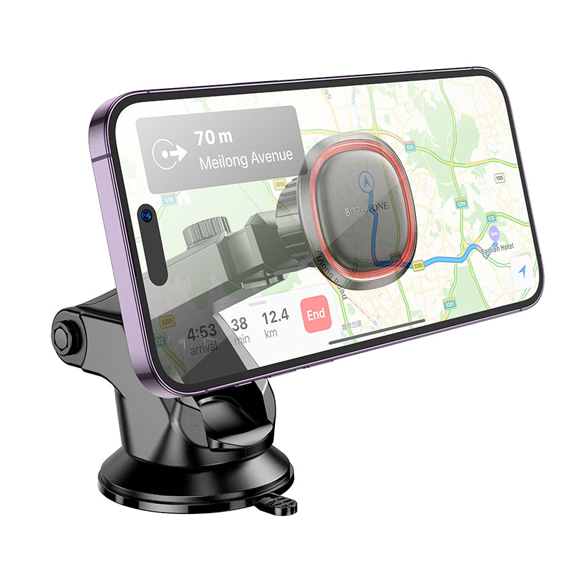 Borofone BH125 Roman Magnetic Car Mount, Universal, Black
