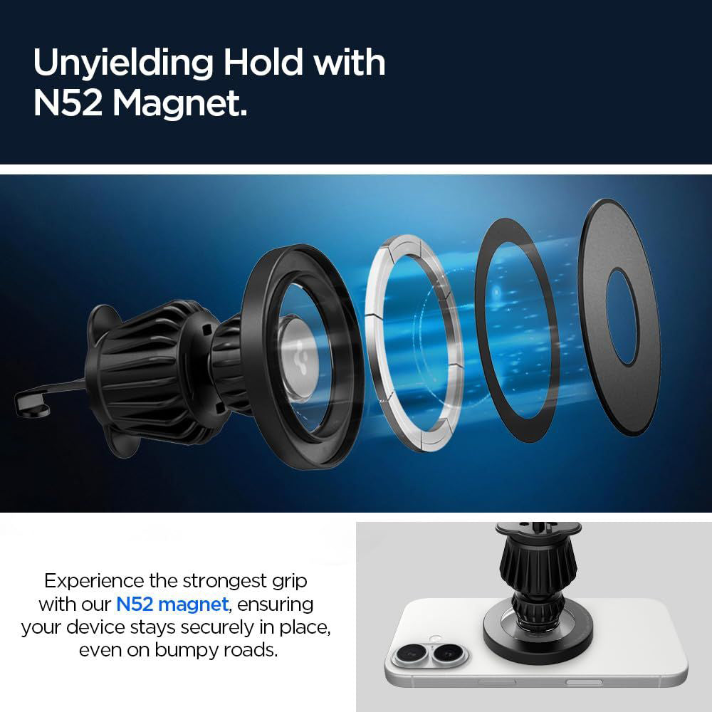 Magnetic Car Holder Spigen MFT13, Universal, Black ACP08315