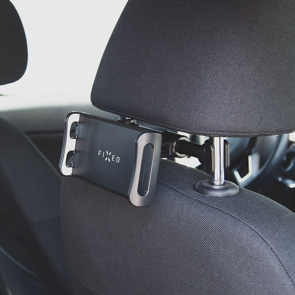 Fixed Headrest Car Mount for Tablet, 7inch - 13inch, Black