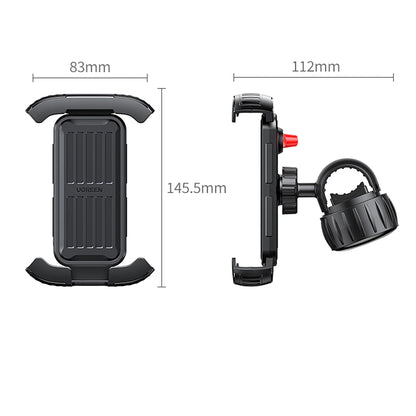 UGREEN LP494 Bicycle Motorcycle Holder, 4.7inch - 6.8inch, Black