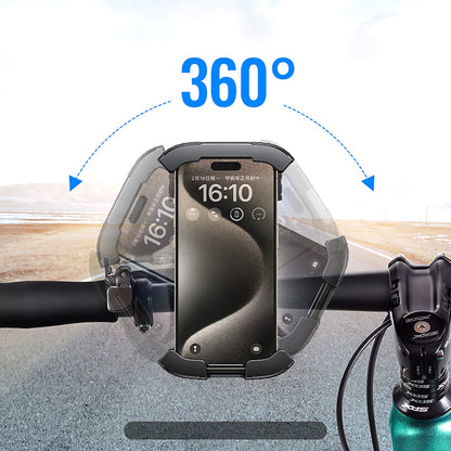 UGREEN LP494 Bicycle Motorcycle Holder, 4.7inch - 6.8inch, Black