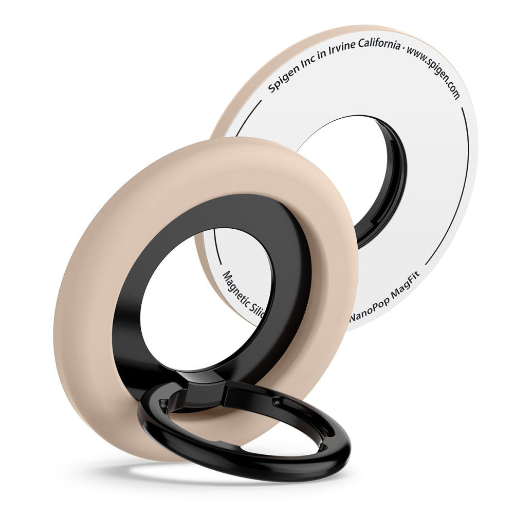 Spigen Nano Pop Ring Holder, Universal, Beige AMP09031