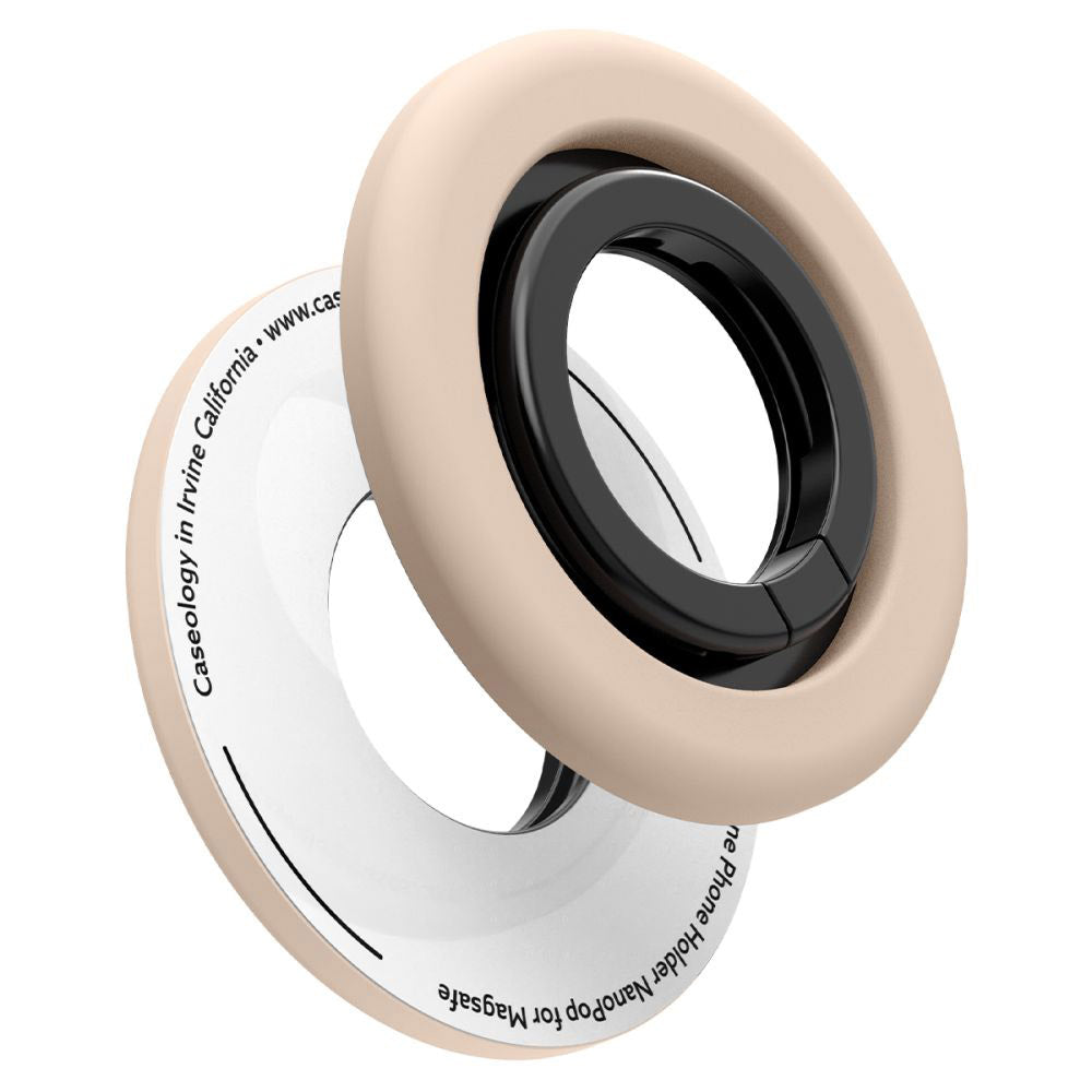 Spigen Nano Pop Ring Holder, Universal, Beige AMP09031