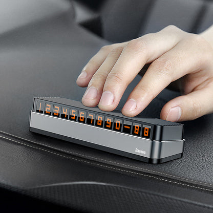 Baseus Moonlight Box Car Phone Holder, Grey ACNUM-B0G