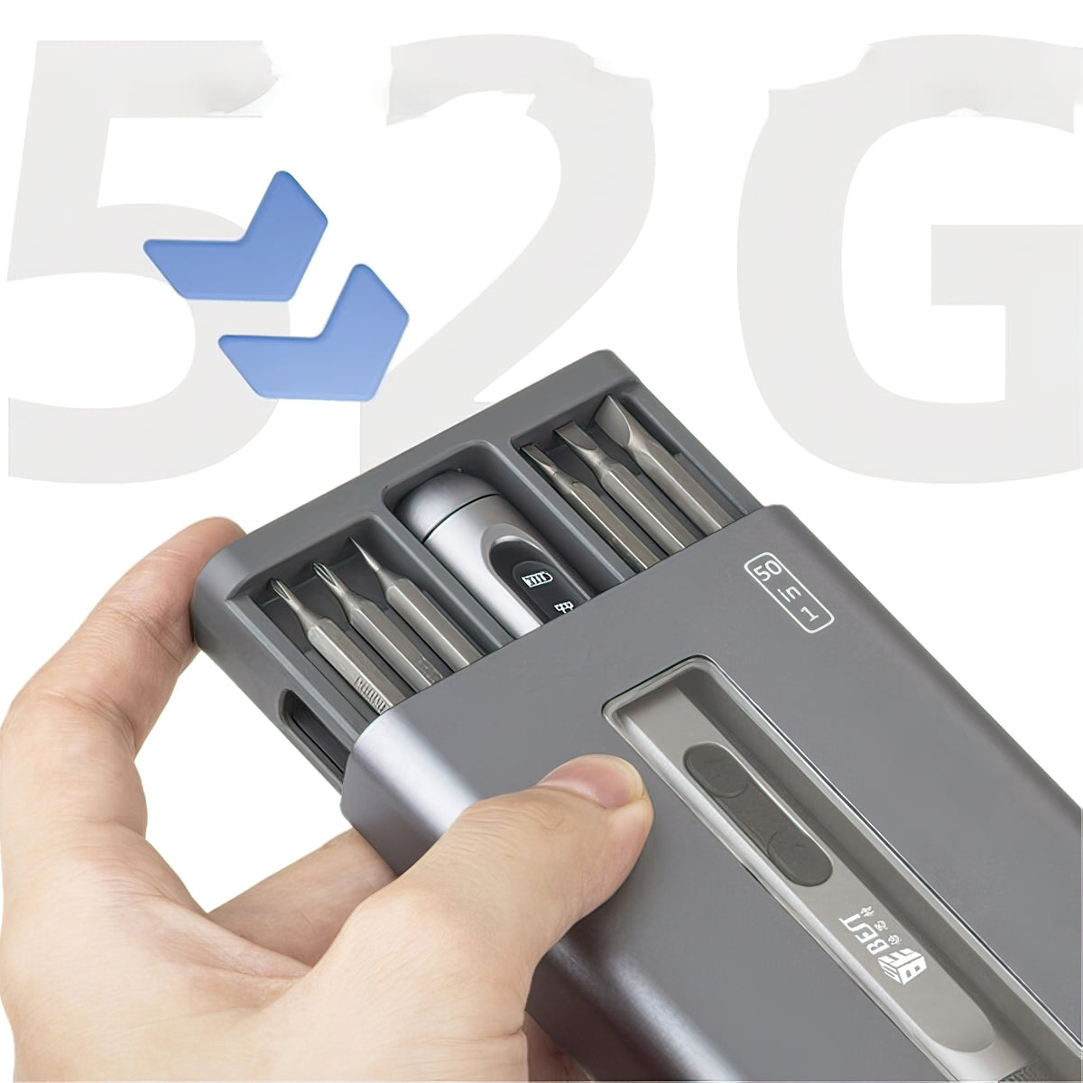Best BST-9933A Electric Screwdriver, 50in1, Silver