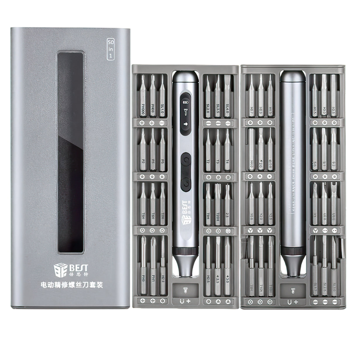 Best BST-9933A Electric Screwdriver, 50in1, Silver