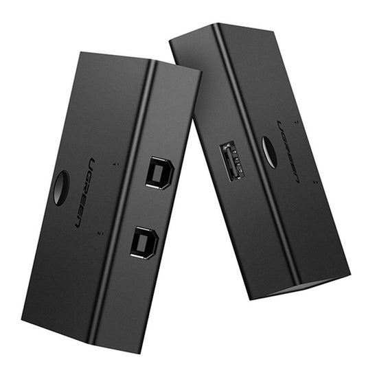 Switch USB UGREEN US158, 2 x USB-B, Μαύρο