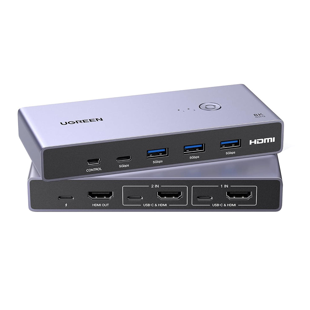 UGREEN CM692 HDMI Video Switch, Gray
