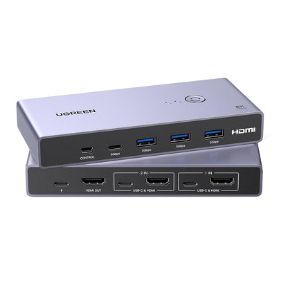 UGREEN CM692 HDMI Video Switch, Gray