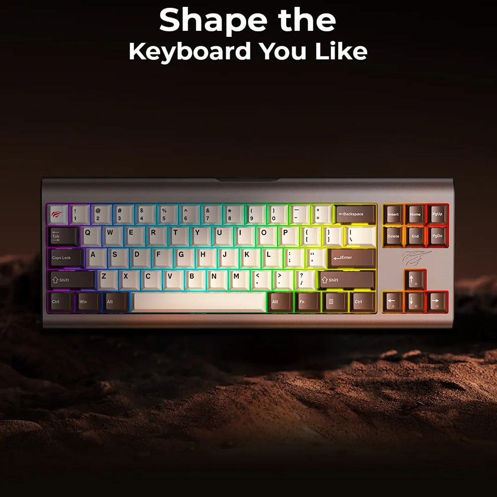 Πληκτρολόγιο Gaming Wired USB HAVIT KB896L, RGB, 1.2m, Πράσινο