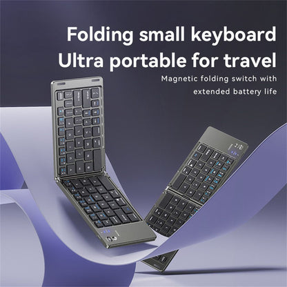 Πτυσσόμενο Πληκτρολόγιο Bluetooth Yesido KB27, Μαύρο