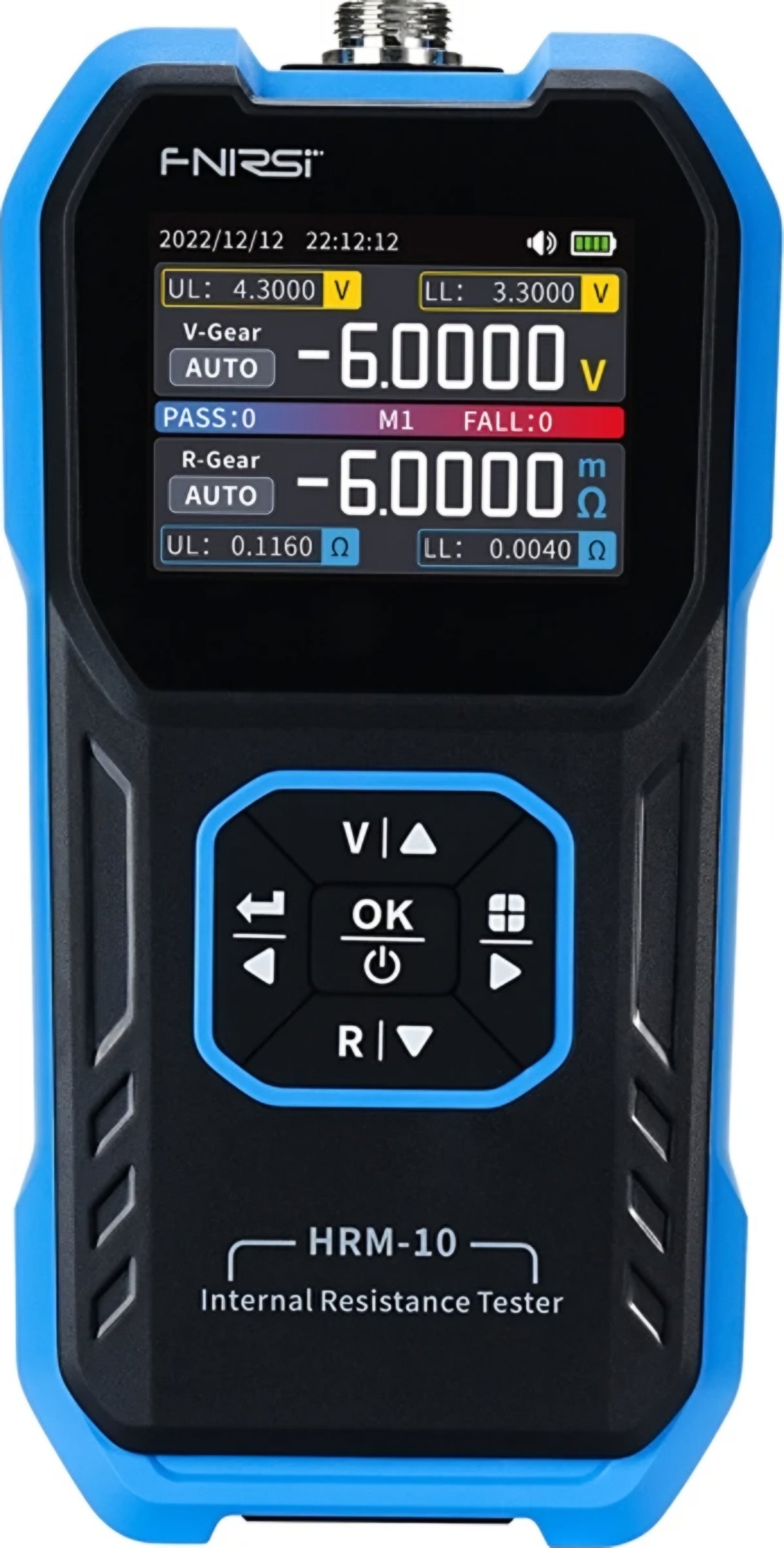 Tester Service Fnirsi HRM-10 για μέτρηση εσωτερικής αντίστασης και τάσης μπαταρίας / συσσωρευτή