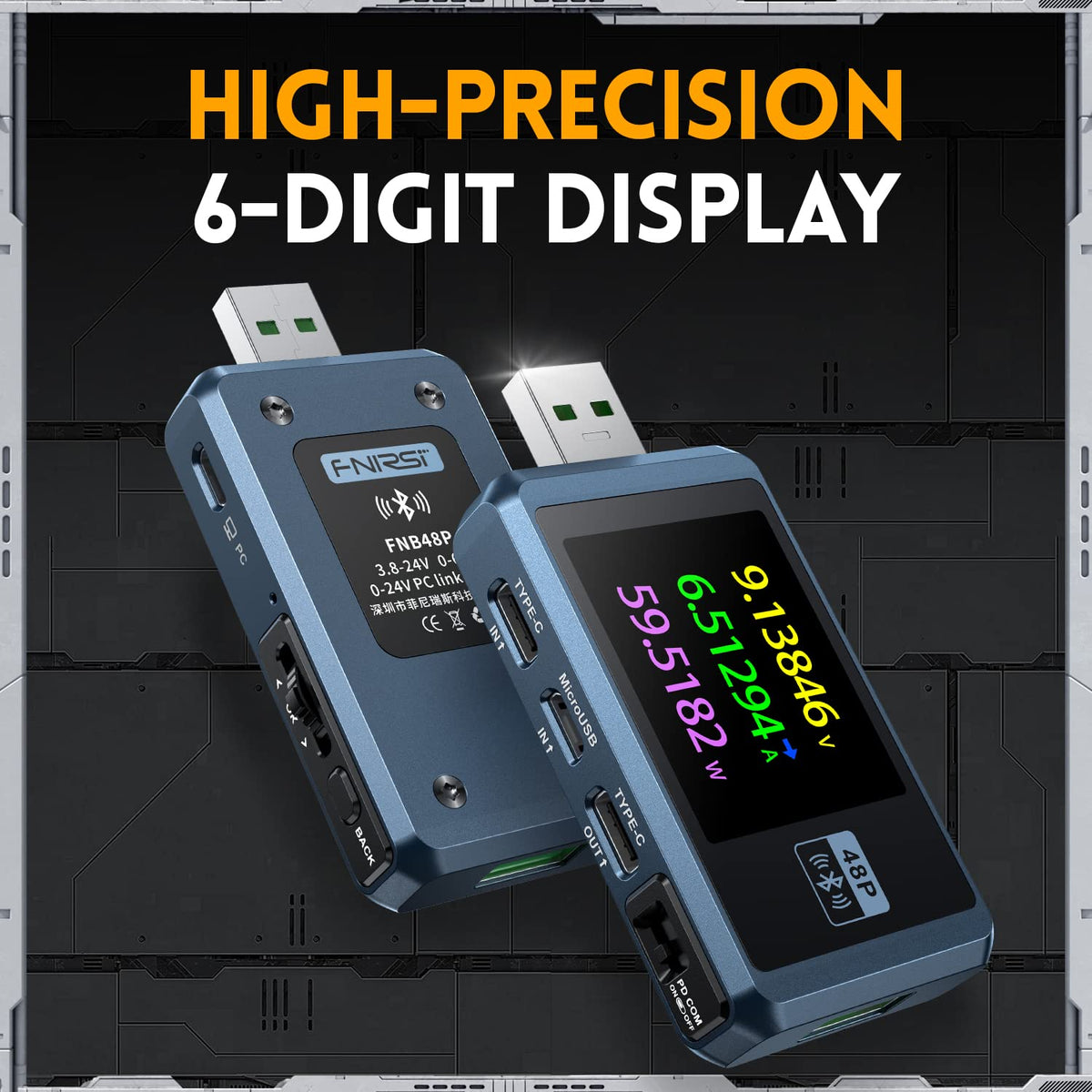 Tester Τάσης Fnirsi FNB48P