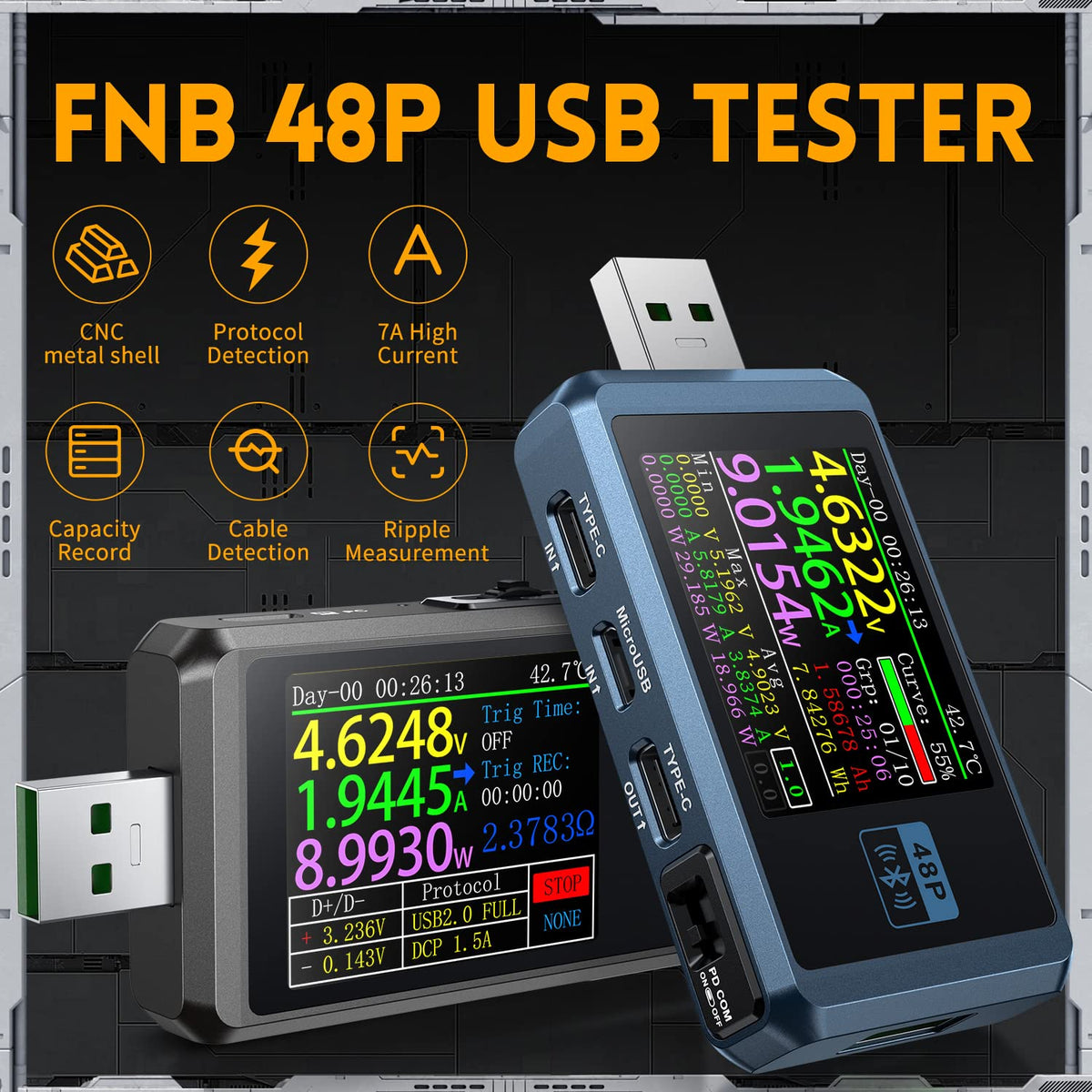 Tester Τάσης Fnirsi FNB48P