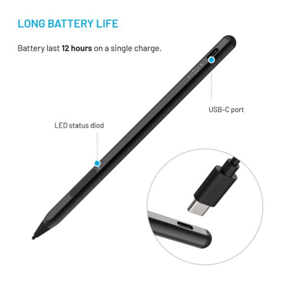 Touch Pen Fixed Graphite Active for Devices with MPP support, Active Version, Black
