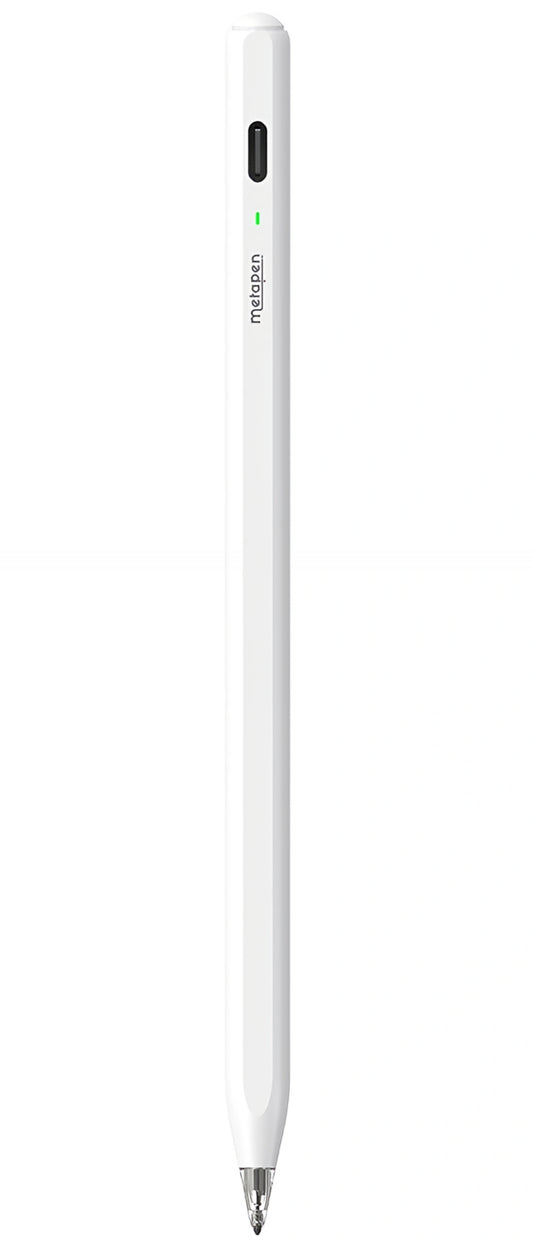 Στυλό αφής Metapen Air8 Pro για Apple iPad, Έκδοση Active, Λευκό ME-APP172