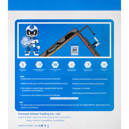 Touchscreen Forward Guard OCA για Apple iPad Air 11 (2024), Μαύρο
