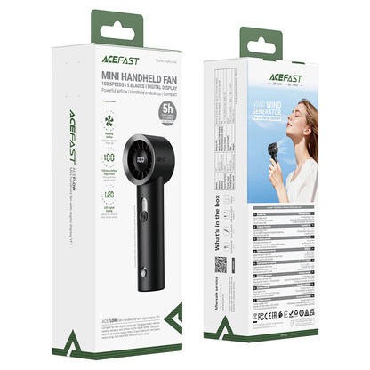Acefast YF1 Portable Fan, Black