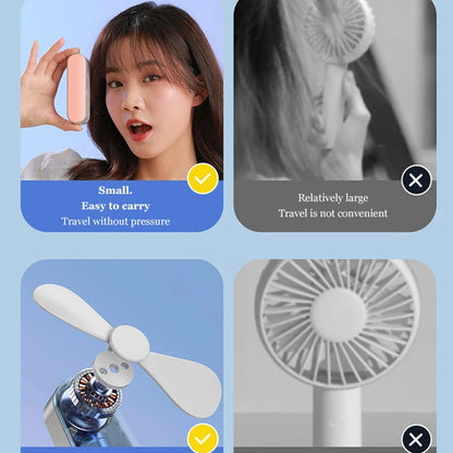 Techsuit TF1 Portable Fan, White