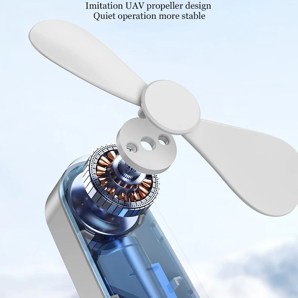Techsuit TF1 Portable Fan, White