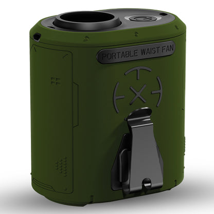 Techsuit Z14 Portable Fan with 5000mAh External Battery, Green