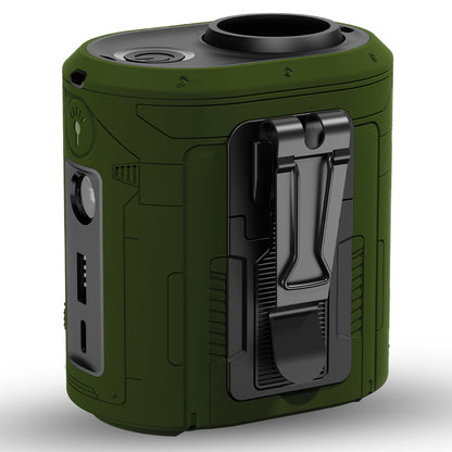 Techsuit Z14 Portable Fan with 5000mAh External Battery, Green
